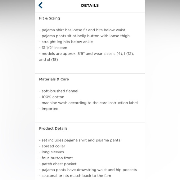 Red plaid flannel pajamas - Picture 4 of 4